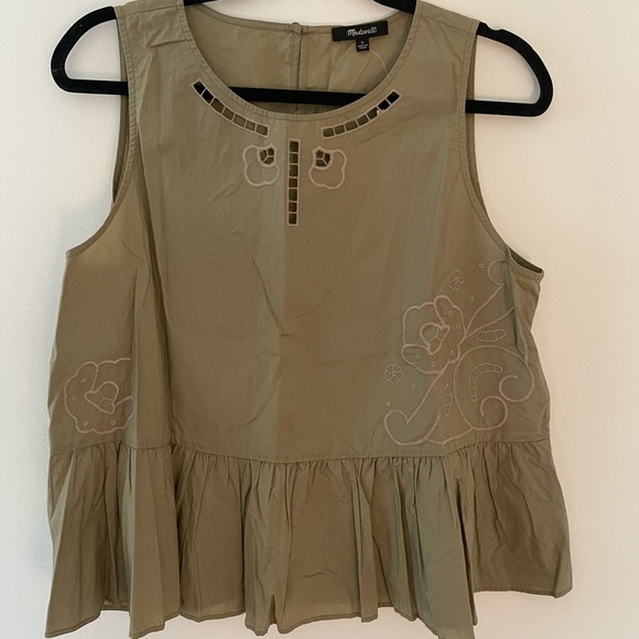 Madewell Tops - NWT Madewell linen tank top